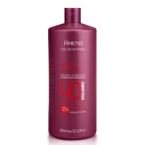 ÁGUA OXIGENADA Cremosa Amend Color Intensy 40 volumes 950ml