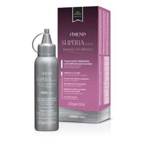 MÁSCARA Hidrante Tonalizante Supéria Color BANHO DE BRILHO - CINZA