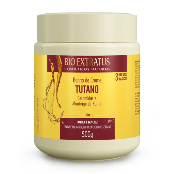 BANHO DE CREME Tutano, Ceramidas e Manteiga de Karité 500g