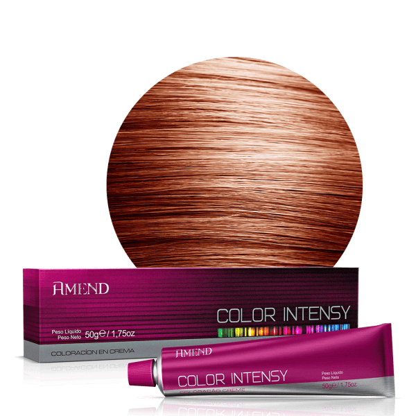 Coloração Amend Color Intensy LOURO MÉDIO ACOBREADO DOURADO 7.43 50g