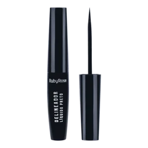 Delineador Líquido Preto Ruby Rose, tb Hb8406