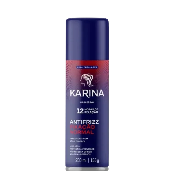 Hair Spray Karina Antifrizz Fixação Normal 250ml