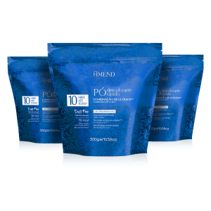 KIT 3 PÓ DESCOLORANTE Com Combinação De 12 Óleos Amend 300g