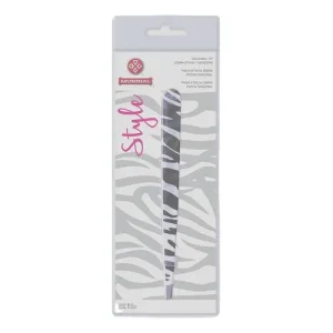 Pinça Étnica Zebra Ponta Diagonal BC-399 Style Mundial