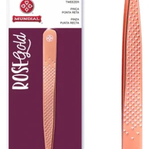 Pinça Ponta Reta BC-512 Rose Gold Mundial