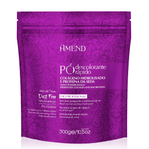 PÓ DESCOLORANTE Rápido Colágeno Hidrolisado e Proteína da Seda Amend 300g
