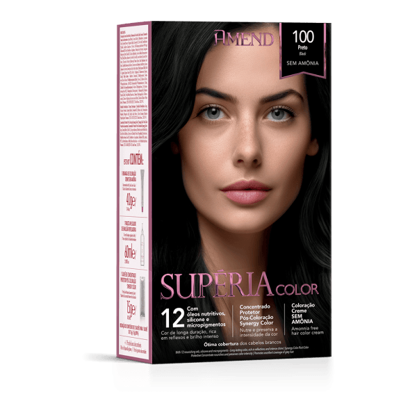 Tinta Supéria Color PRETO 100