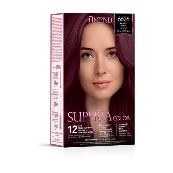 Tinta Supéria Color VERMELHO MARSALA 6626