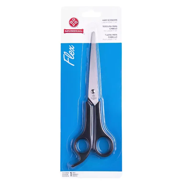 Tesoura Para Cabelo Fio Laser 163-7 Flex 7 Polegadas Mundial