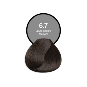 Coloração Permanente 6.7 Loiro Escuro Marrom Acquaflora