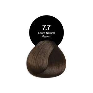Tonalizante Profissional 7.7 Loiro Natural Marrom Acquaflora sem Amônia