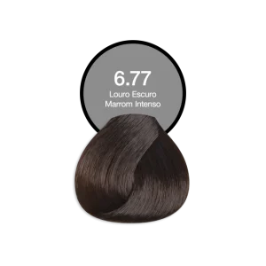 Coloração Permanente 6.77 Loiro Escuro Marrom Intenso Acquaflora