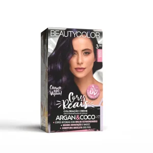 Coloração Kit BEAUTYCOLOR - 3.66 Castanho Púrpura