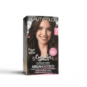 Coloração Kit BEAUTYCOLOR - 7.7 Chocolate Dourado