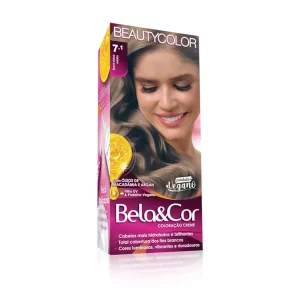 Coloração Bela&Cor - 7.1 Louro Cinza Médio
