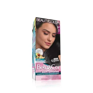 Coloração Bela&Cor Sem Amônia - 3.0 Castanho Escuro