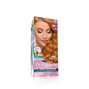 Coloração Bela&Cor Sem Amônia - 96.44 Ruivo Natural Claro