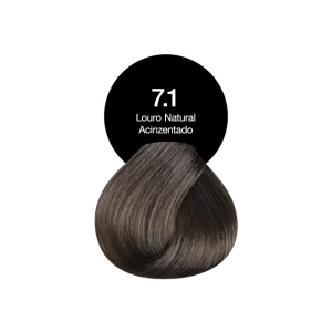 Tonalizante Profissional 7.1 Loiro Natural Acinzentado Acquaflora sem Amônia