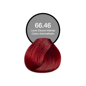 Coloração Permanente 66.46 Loiro Escuro Intenso Cobre Avermelhado Acquaflora