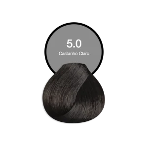 Coloração Permanente Profissional 5.0 Castanho Claro Acquaflora