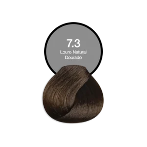 Coloração Permanente 7.3 Loiro Natural Dourado Acquaflora