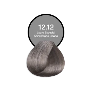 Coloração Permanente Profissional 12.12 Loiro Especial Acinzentado Irisado Acquaflora