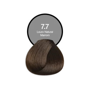 Coloração Permanente 7.7 Loiro Natural Marrom Acquaflora