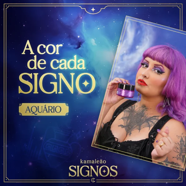 Máscara Pigmentante Signos Kamaleão Color Aquário 100g - Imagem 2