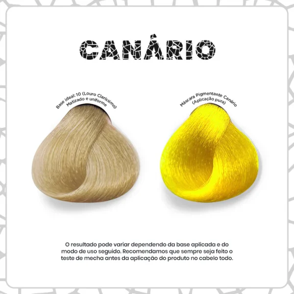 Máscara Pigmentante Canário 150ml - Imagem 2