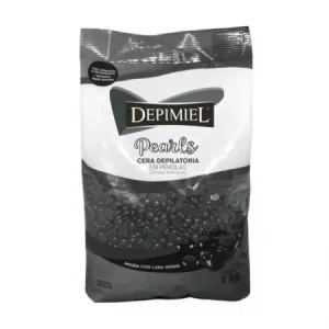 Cera Depilatória Depimiel Granulada Lama Negra 1kg