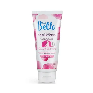 Creme Depil Bella Depilatório Facial para Pele Delicada Pétalas de Rosas 100g