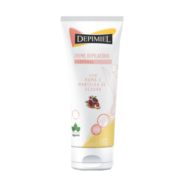 Creme Depilatório Corporal Depimiel Romã e Manteiga de Ucuuba 120g