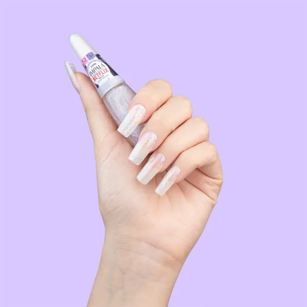 Esmalte Impala Glitter Flocado Netflix Maratonando - Top 10 - Imagem 2