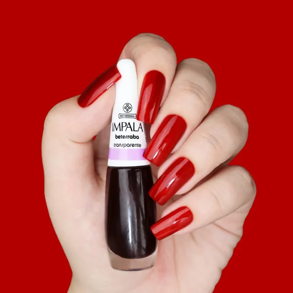 Esmalte Impala Transparente A Cor da Sua Moda - Beterraba - Imagem 2