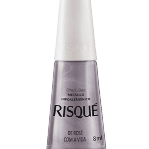 Esmalte Risqué De Rosé Com a Vida