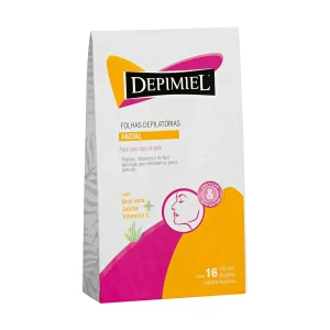 Folhas Depilatórias Faciais Depimiel com 16 Unidades