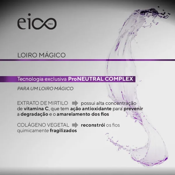 Eico PRO Shampoo - Loiro Mágico - Imagem 2