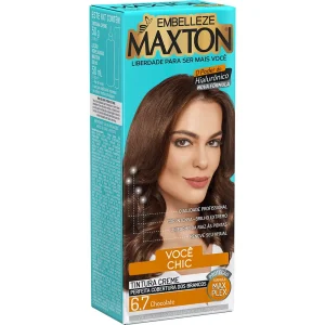 Tinta de Cabelo Maxton Mais Chic Chocolate 6.7 KIT_E