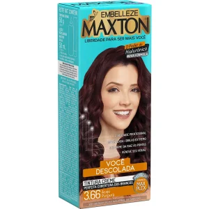 Tinta de Cabelo Maxton Você Descolada Acaju Púrpura 3.66 KIT_E