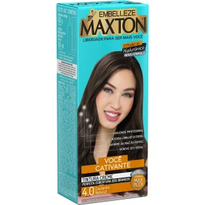 Tinta de Cabelo Maxton Você Mais Cativante Castanho Natural 4.0 KIT_E