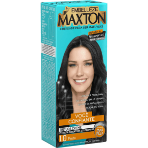Tinta de Cabelo Maxton Você Mais Confiante Preto 1.0 KIT_E