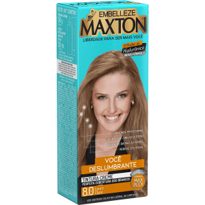 Tinta de Cabelo Maxton Você Mais Deslumbrante Louro Claro 8.0 KIT_E
