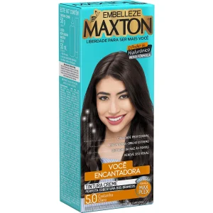 Tinta de Cabelo Maxton Você Mais Encantadora Castanho Claro 5.0 KIT_E