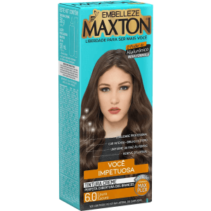 Tinta de Cabelo Maxton Você Mais Impetuosa Louro Escuro 6.0 KIT_E