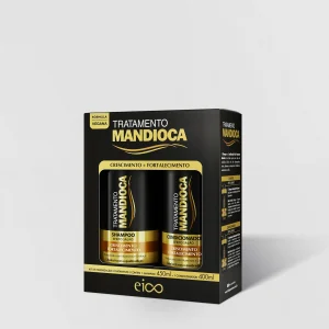 Tratamento Kit Shampoo + Condicionador 450ml 2 Produtos - Mandioca