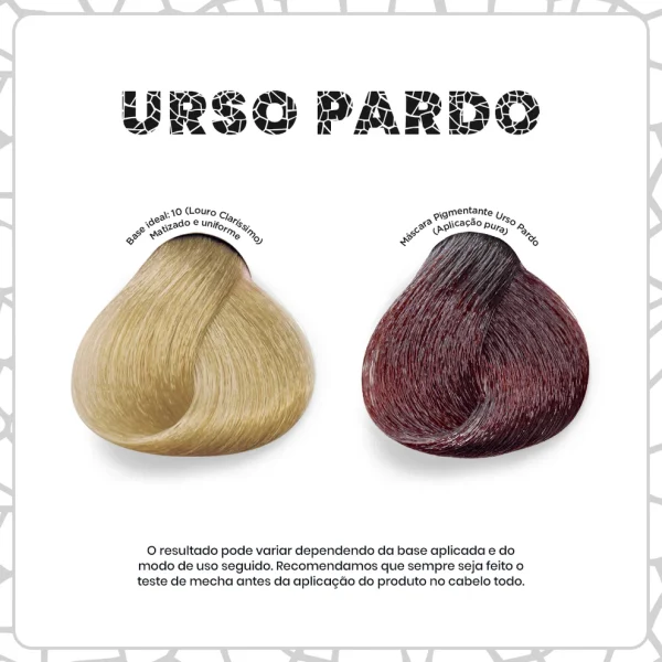 Máscara Pigmentante Urso Pardo 300ml - Imagem 2