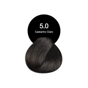 Tonalizante Profissional 5.0 Castanho Claro Acquaflora sem Amônia
