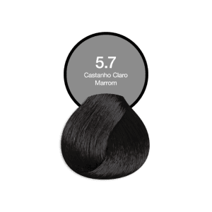Coloração Permanente 5.7 Castanho Claro Marrom Acquaflora