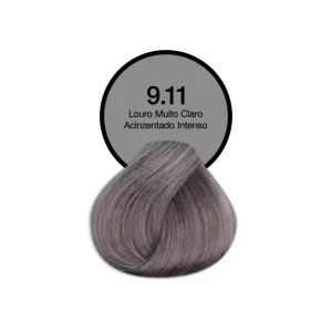 Coloração Permanente 9.11 Louro Muito Claro Acinzentado Intenso Acquaflora
