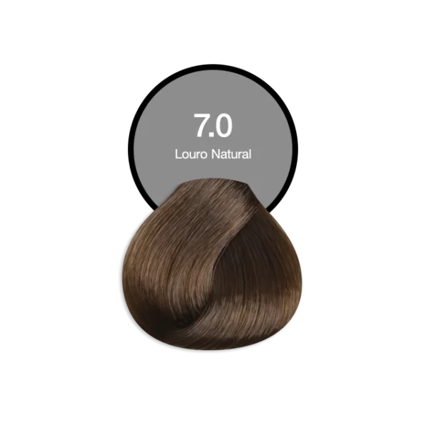 Coloração Permanente 7.0 Loiro Natural Acquaflora